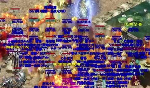 传奇魔域地图：分身职业被老道僵尸围攻的艰难战斗